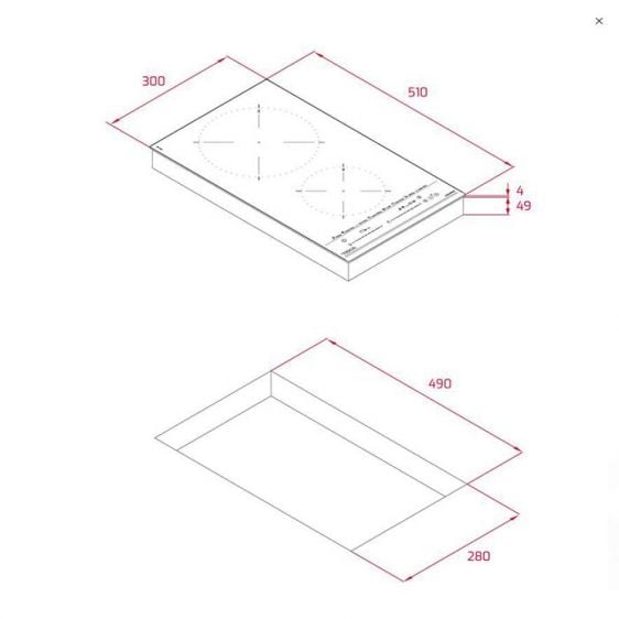 Built-in worktop TEKA IZC32600