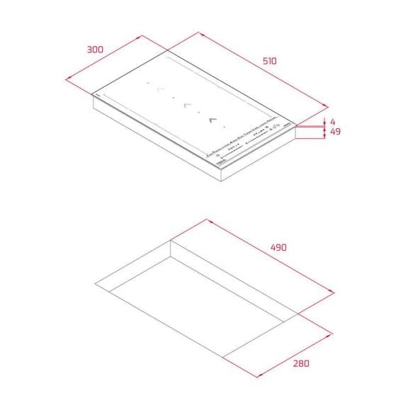 Built-in worktop TEKA IZS 34700 SlideCooking