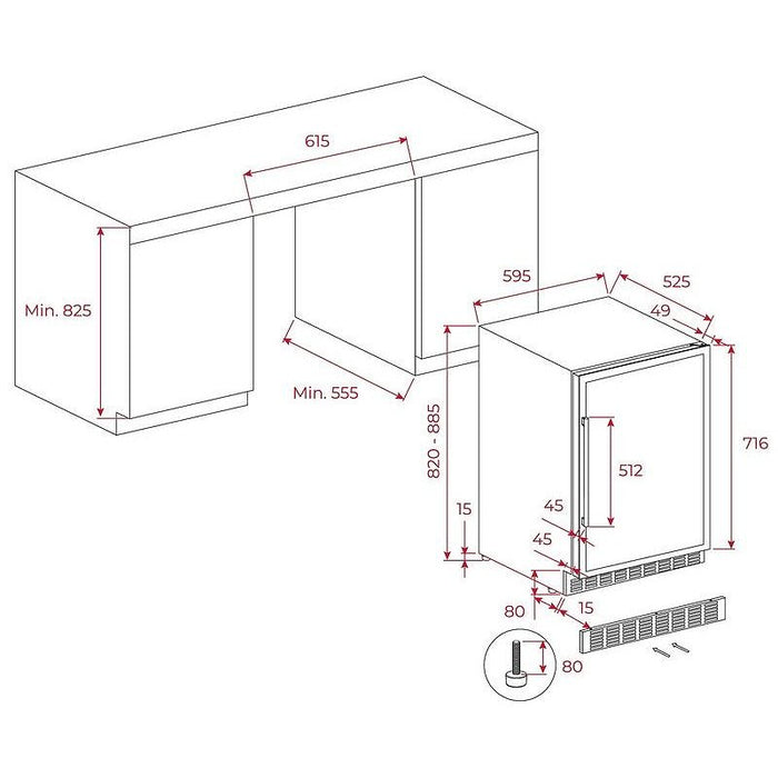 Wine cooler TEKA RVU 20046