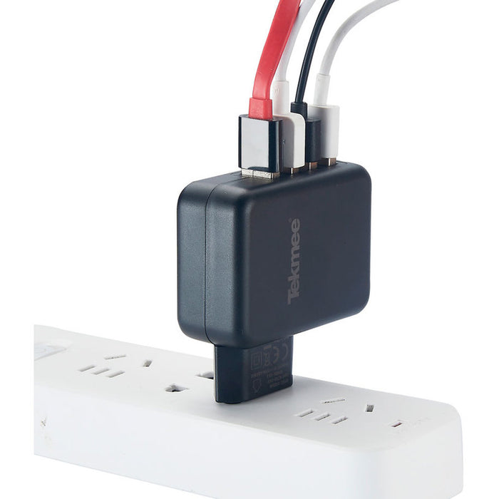 ADAPTER 4XUSB 5V/4.8A TEKMEE