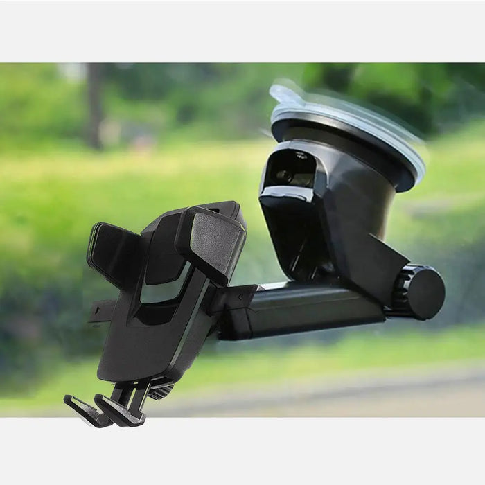 Telescopic Car Mount Phone Holder Dashboard or Windshield for black - Cell phone holders<<<HurtelXML