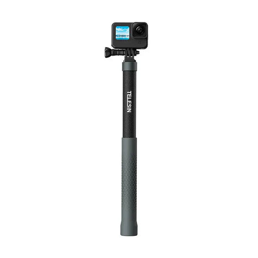 TELESIN 2nd gen 1,2 meter tube carbon selfie stick GP-MNP-002 - Booms and selfie sticks<<<Mounts<<<Tripods<<<Selfie