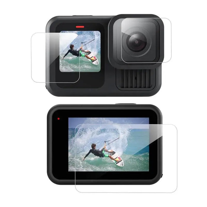 Telesin 3-in-1 Tempered Glass for GoPro Hero 13 Black (S6-FLM-07-TGP) - For sports cameras<<<Accessories<<<Photo