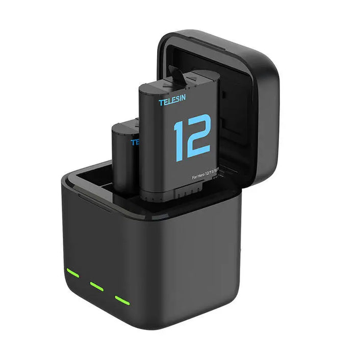 TELESIN dual battery charger for GoPro Hero 12/11/10/9 - For sports cameras<<<Accessories<<<Photo