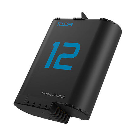 TELESIN lithium battery for GoPro Hero 12/11/10/9 (blue) - For sports cameras<<<Accessories<<<Photo