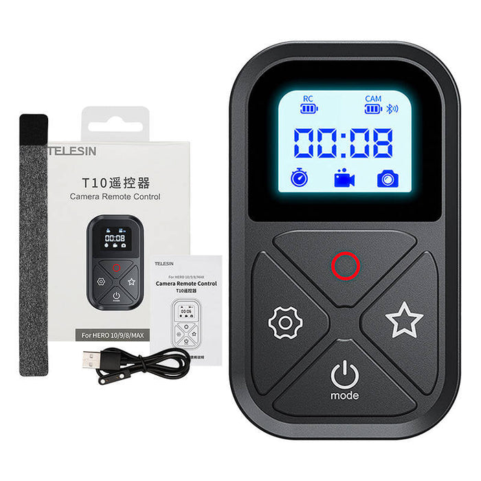 Telesin remote control for GoPro Hero 13 / 12 / 11 / 10 / 9 / 8 / MAX (GP-RMT-T10) - For sports