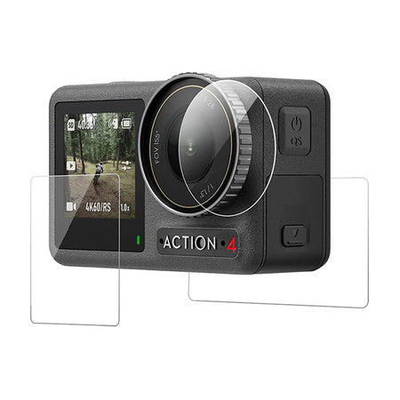 TELESIN tempered glass for DJI Osmo Action 5/4/3