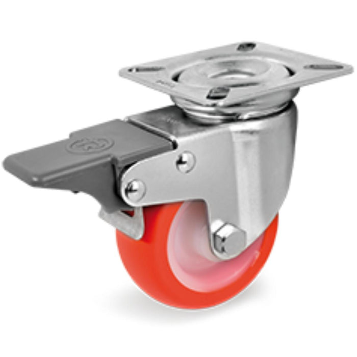 SWIVEL WHEEL WITH PLATE AND BRAKE F50 №36
