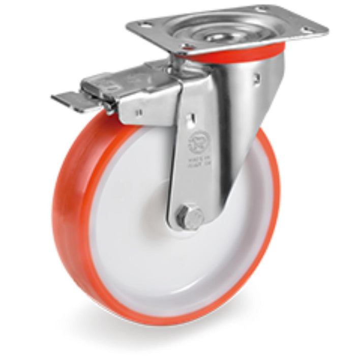 SWIVEL WHEEL PLATE BRAKE F100 №60