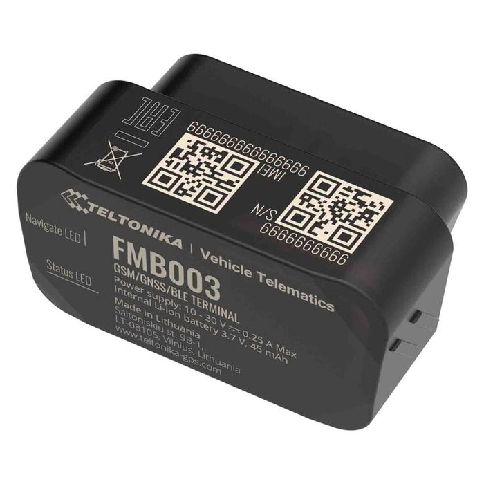 TELTONIKA TELEMATICS FMB003 OBD Plug & Play