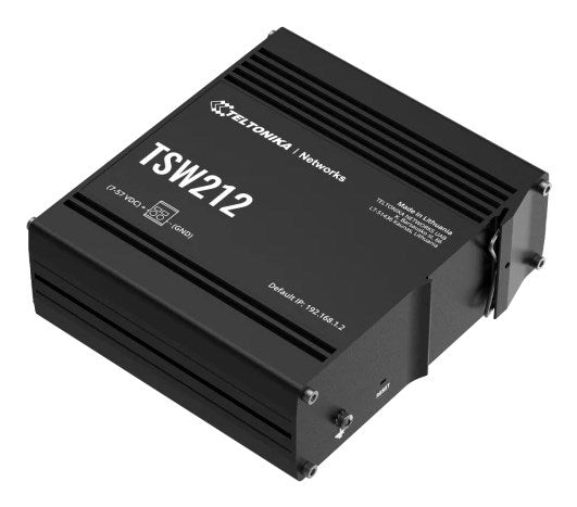 TELTONIKA NETWORKS TSW212 Layer2/L3 Managed Ethernet switch