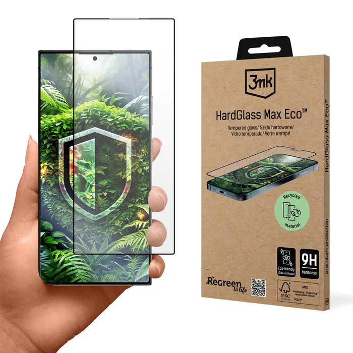 Tempered glass 3mk HardGlass Max Eco for Samsung Galaxy S24 Ultra - *Kategoria tymczasowa<<<HurtelXML