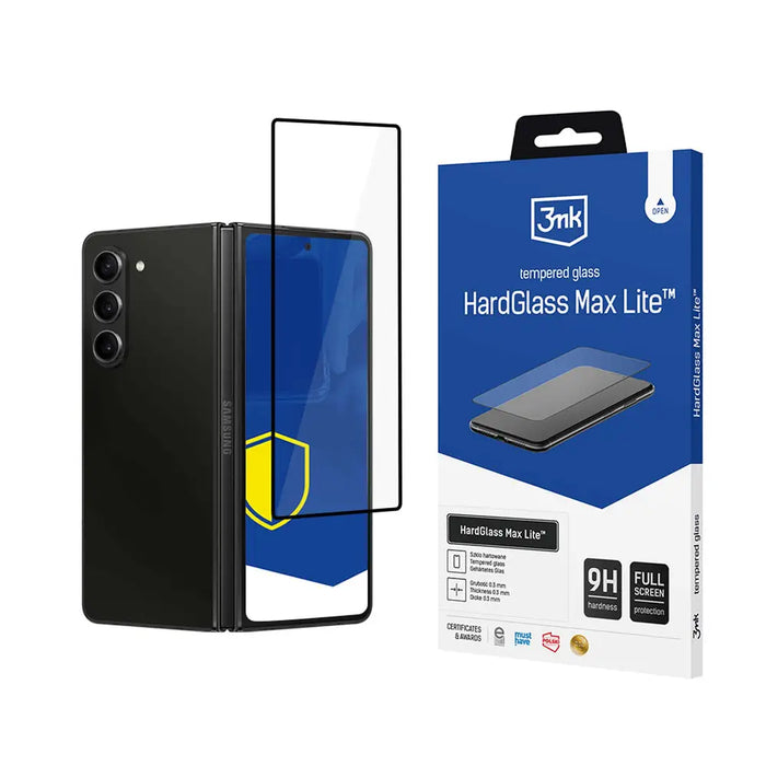 Tempered glass 3mk HardGlass Max Lite Black for Samsung Galaxy Z Fold 6 - *Kategoria tymczasowa<<<HurtelXML