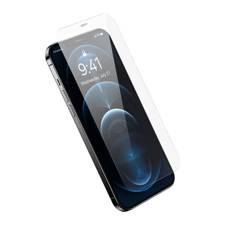 Tempered Glass Baseus 0.4mm Iphone 12 Pro MAX + cleaning kit - For smartphones<<<Tempered glass and screen