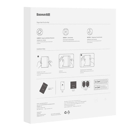 Tempered Glass Baseus Corning 0.4 mm for Pas Pro 12.9’’ - For tablets<<<Tempered glass and screen protectors<<<GSM