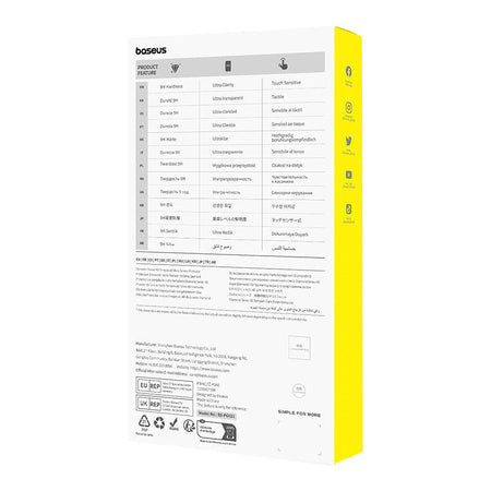 Tempered Glass Baseus Screen Protector Diamond for Samsung A03S - For smartphones<<<Tempered glass and screen