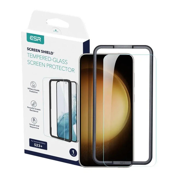 Tempered glass ESR for Samsung S23 Plus 1 pcs. (clear) - For smartphones<<<Tempered glass and screen protectors<<<GSM