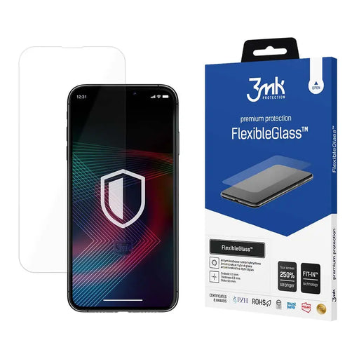 Tempered glass for iPhone 14 Pro Max / 14 Plus hybrid flexi 7H from the 3mk FlexibleGlass series - *Kategoria
