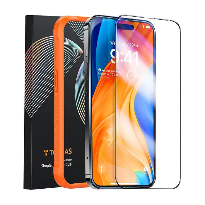 Tempered glass for iPhone 15 Pro Torras InstaII Master - For smartphones<<<Tempered glass and screen protectors<<<GSM