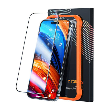 Tempered glass for iPhone 15 Torras InstaII Master - For smartphones<<<Tempered glass and screen protectors<<<GSM