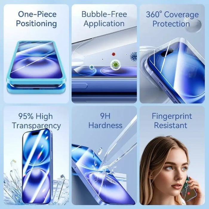 Tempered Glass Mobile Screen Protector Vention KUNTCB-20 iPhone 16 Pro - Електроника Телефони и таблети<<<Компютри|