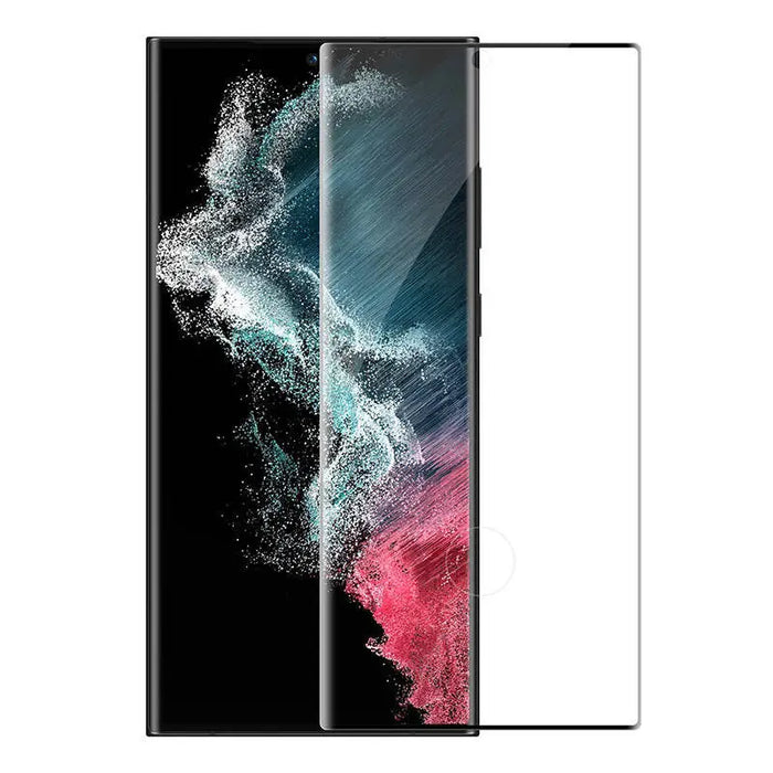 Tempered Glass Nillkin 3D CP + MAX for Samsung Galaxy S23 Ultra - For smartphones<<<Tempered glass and screen