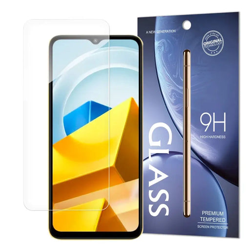 Tempered Glass Xiaomi Poco M5 tempered glass 9H hardness (packaging - envelope) - Cell phone tempered glass<<<HurtelXML