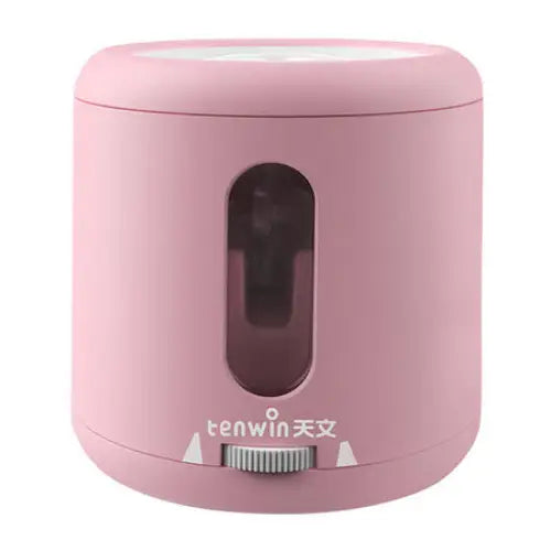 Tenwin 8035-4 battery/USB electric sharpener with container (pink) - Sharpeners<<<School supplies<<<Mom