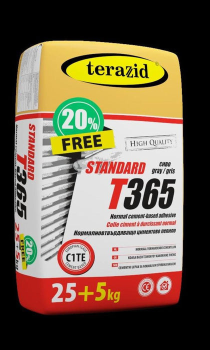 CEMENT ADHESIVE STANDARD T365 25+5KG
