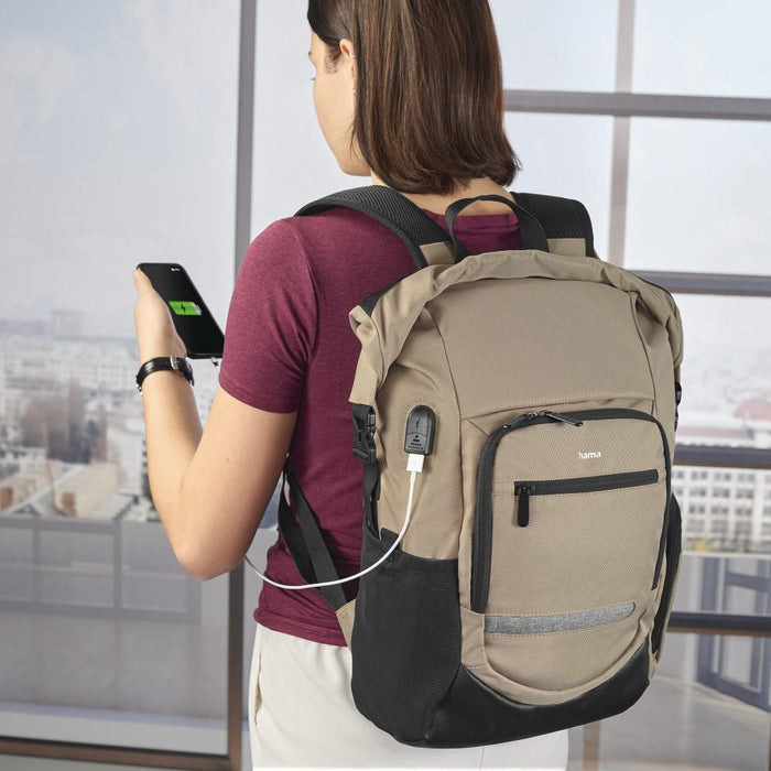’Terra’ laptop backpack up to 40 cm (15.6’’) HAMA-217238 - Чанти за лаптопи<<<Лаптопи таблети и аксесоари<<<ValiAPI