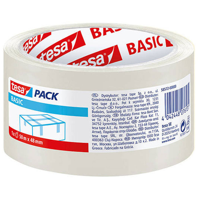 PACKAGING TAPE TRANSPARENT 50X48 MM TESA