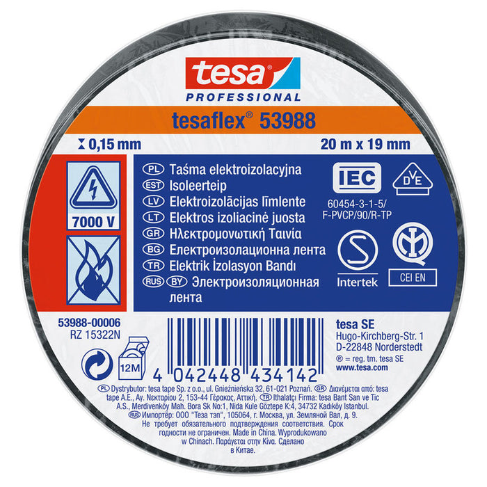 INSULATING TAPE 20M/19MM TESA