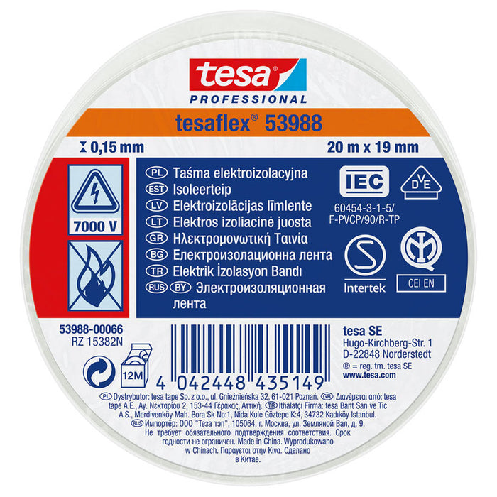 INSULATING TAPE 20M/19MM TESA