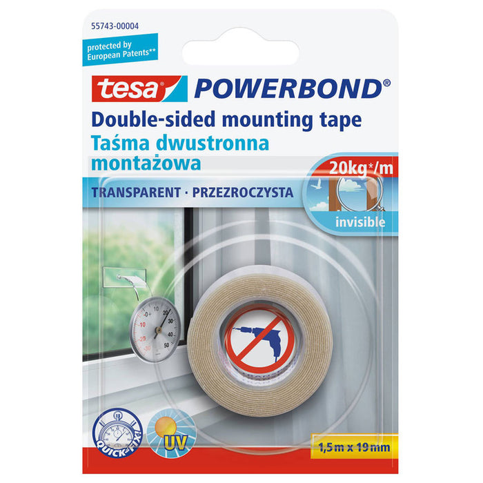 MOUNTING TAPE TRANSPARENT TESA