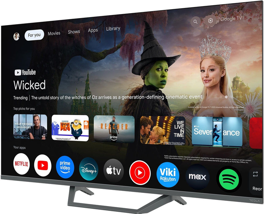 TV TESLA Q43E655GUS, 43" (109 cm), 4K Ultra HD, Google TV
