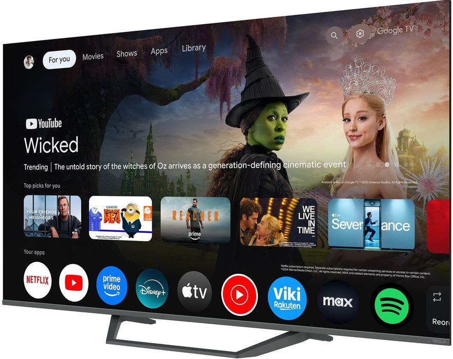 TV TESLA Q55E655GUS, 55" (139 cm), 4K Ultra HD, Google TV