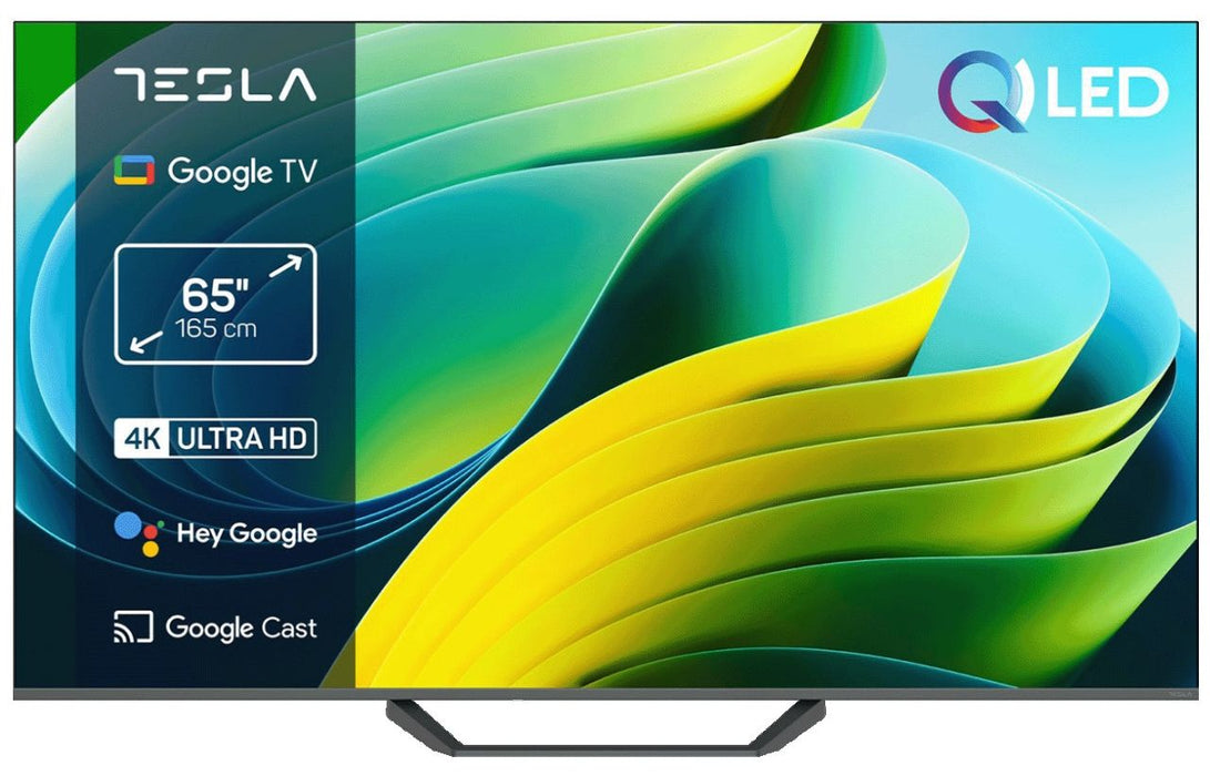 TV TESLA Q65E655GUS, 65"(165cm), 4K Ultra HD, Google TV