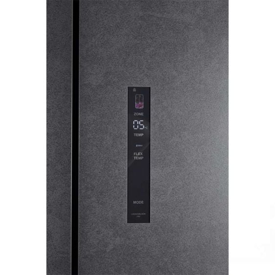 Refrigerator with freezer TESLA Side-by-side RF4200FSNSGE, 436 l, Total NoFrost, 193 cm