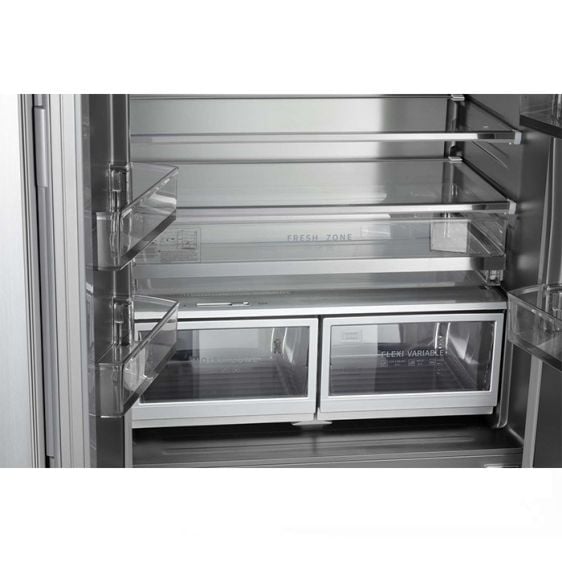 Refrigerator with freezer TESLA Side-by-side RF4200FSNSGE, 436 l, Total NoFrost, 193 cm