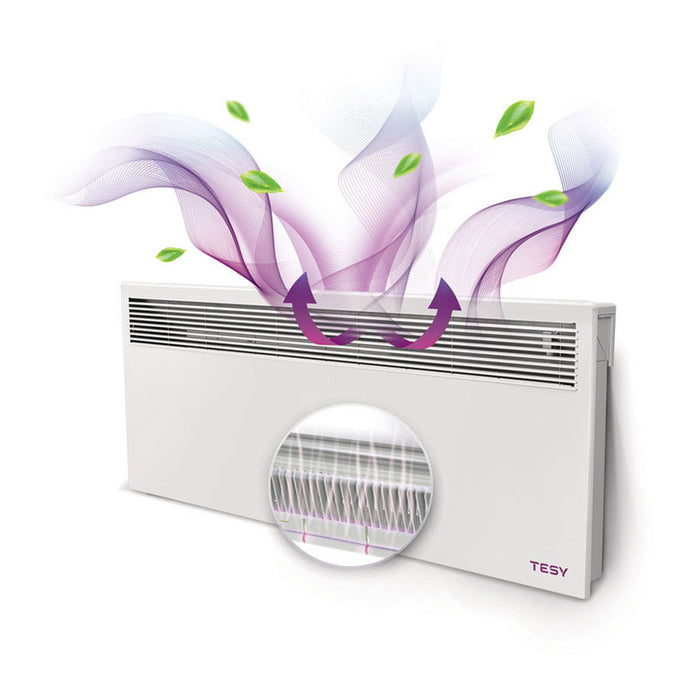Convector TESY CN 051 150 EI CLOUD AS W HEATED AREA UP TO 18.00 m², WHITE, WI-FI