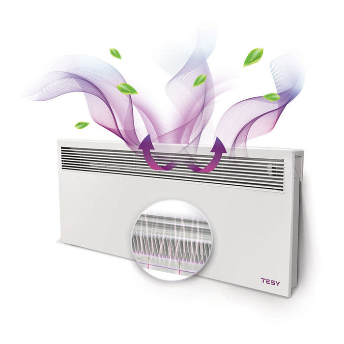 Convector TESY CN 051 250 EI CLOUD AS W HEATED AREA UP TO 28.00 m², WHITE, WI-FI