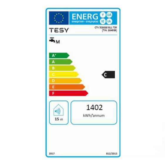 Boiler TESY CTV 503820 B11 TSR SimpatEco Slim