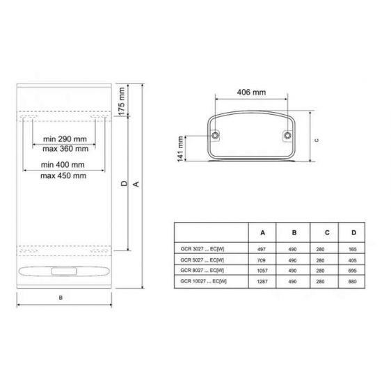 Boiler BelliSlimo Cloud TESY GCR 80 27 24D E31 ECW