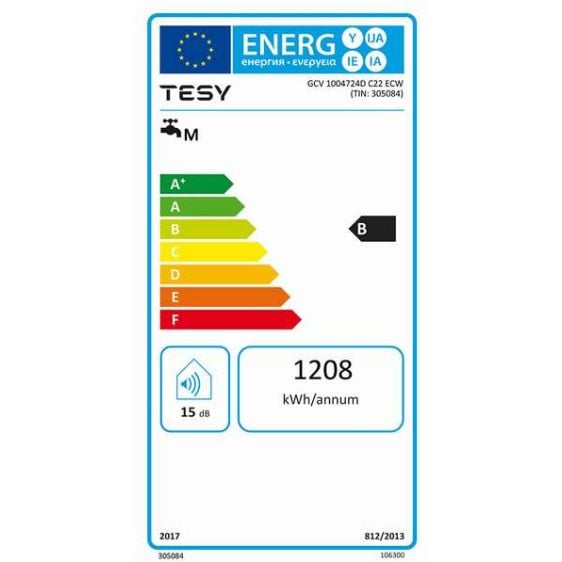 Boiler TESY GCV 100 47 24D C22 ECW MODECO CLOUD