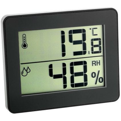 DIGITAL THERMOMETER HYGROMETER WITH COMFORT ICON TFA TFA-30.5027.01