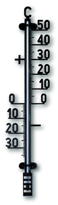 THERMOMETER EXTERIOR PVC BLACK 420MM