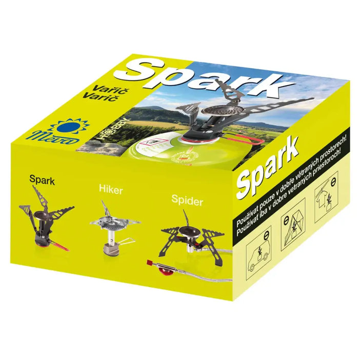 The lightest tourist stove for gas cartridges (valve or thread) SPARK 80gram 2.6kW - Others<<<HurtelXML