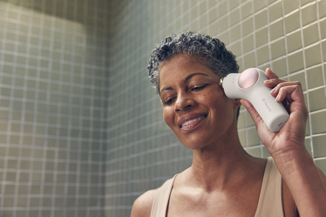 Therabody TheraFace PRO Ultimate Facial Health Device by - White - with conductive gel