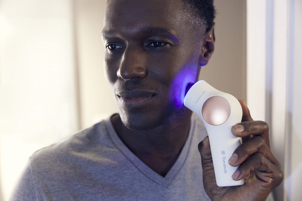 Therabody TheraFace PRO Ultimate Facial Health Device by - White - with conductive gel