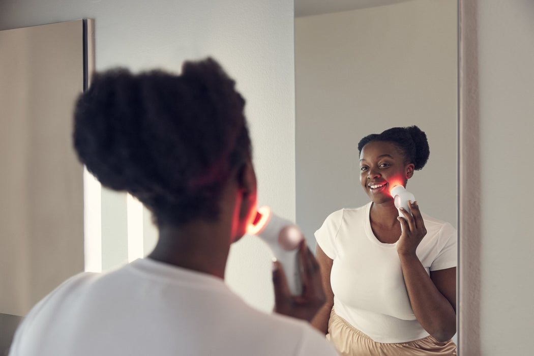 Therabody TheraFace PRO Ultimate Facial Health Device by - White - with conductive gel